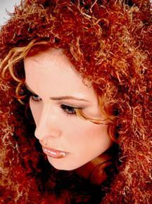 Model Kathy, <br>wearing Elise Lashes #137