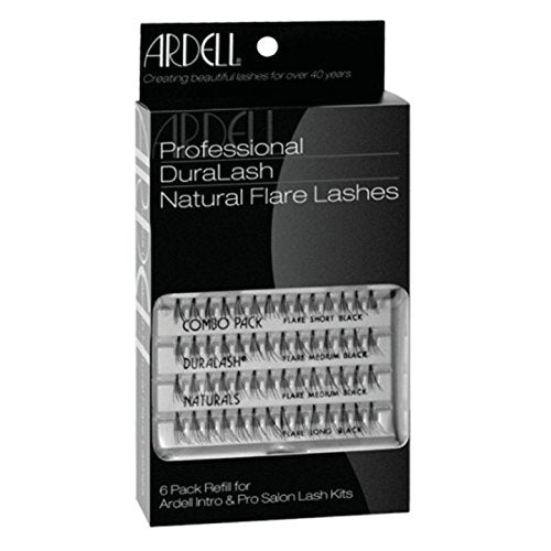 Ardell Professional Individual Lashes Duralash Naturals MEDIUM Lashes 6 Pack Refills