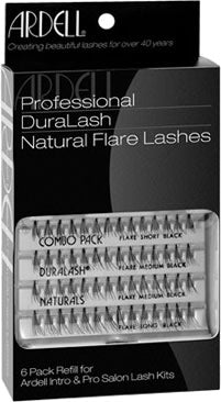 Ardell Professional Individual Lashes Duralash Naturals COMBO Lashes 6 Pack Refills
