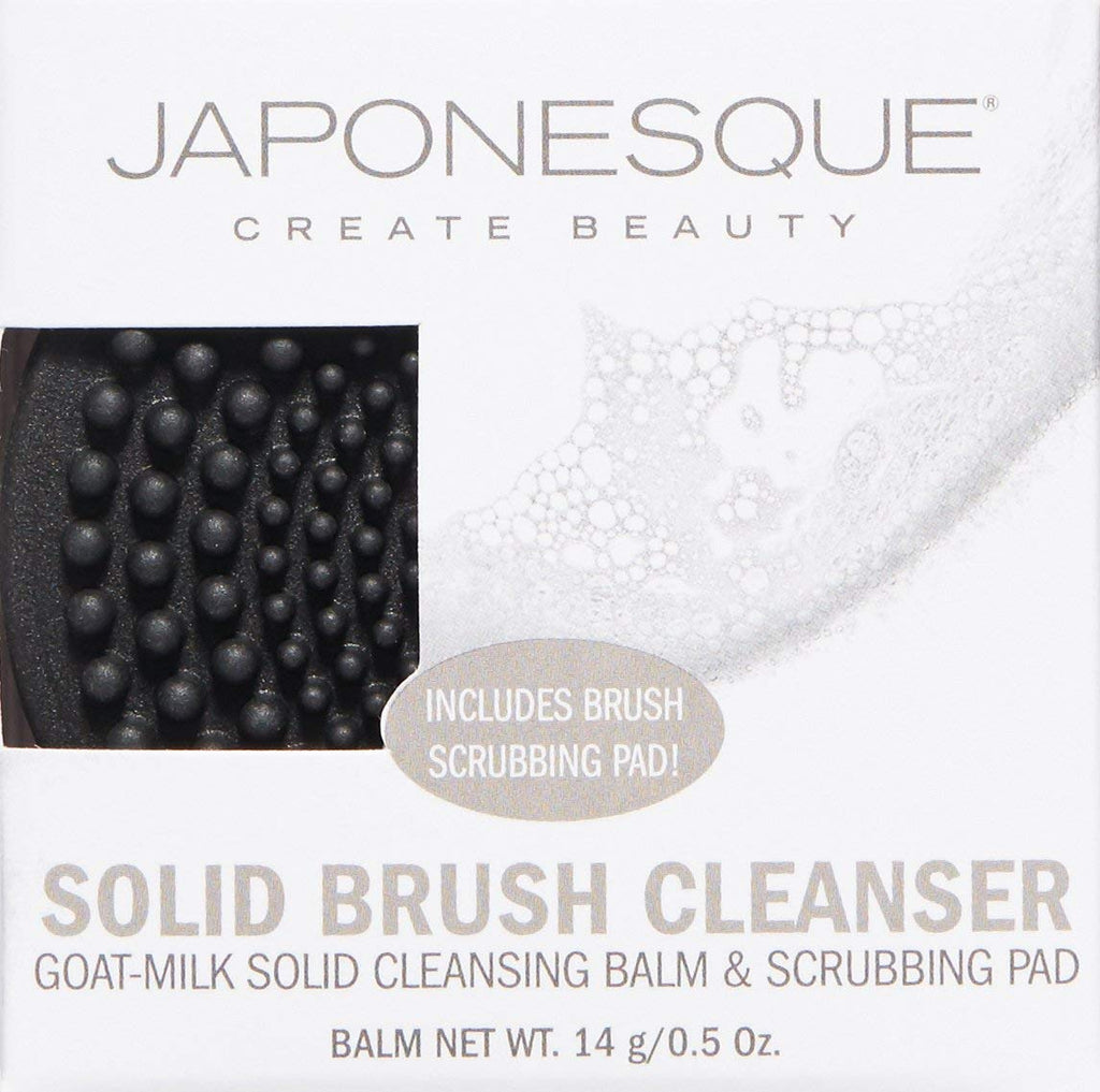 JAPONESQUE Mini Solid Brush Cleanser with Scrubbing Pad