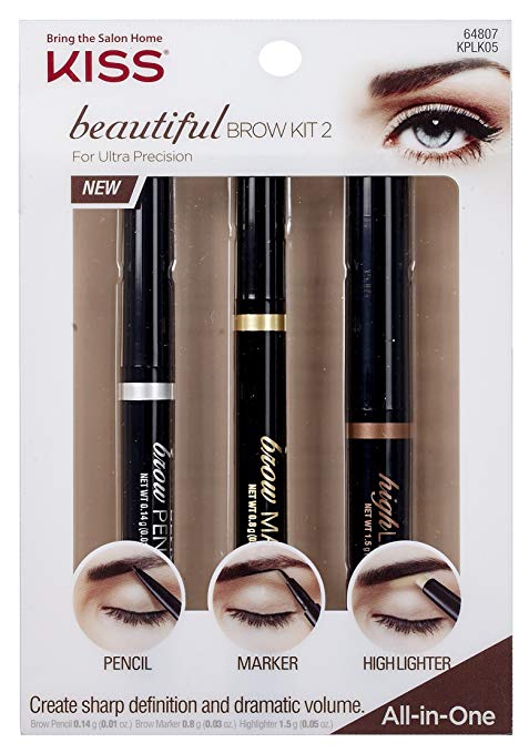 Kiss Beautiful Brow Kit - Precision (KPLK05)