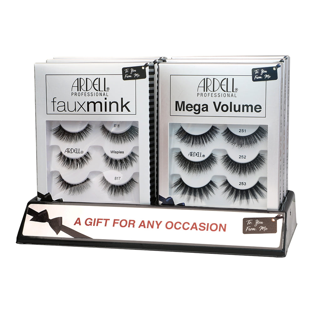 Ardell Mega Volume & Faux Mink 3 Pack 6 Pc Display