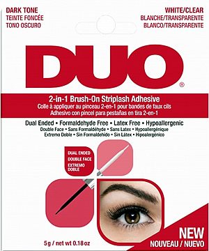 Discount  DUO 2-in-1 Brush On Clear & Dark Adhesive (65696