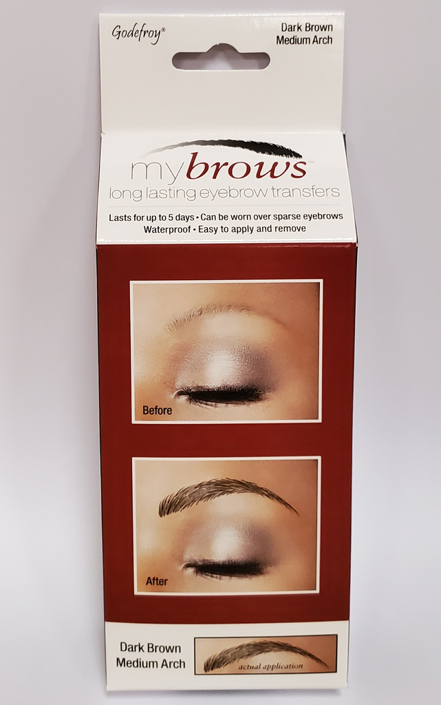 Godefroy My Brows Long-Lasting Eyebrow Transfers MEDIUM ARCH