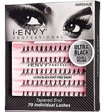 KISS i-ENVY Professional Ultra Black Knot Free Short 70PC (PKPE04UB)