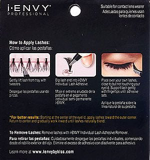 KISS i-ENVY Professional Ultra Black Knot Free Short 70PC (PKPE04UB)