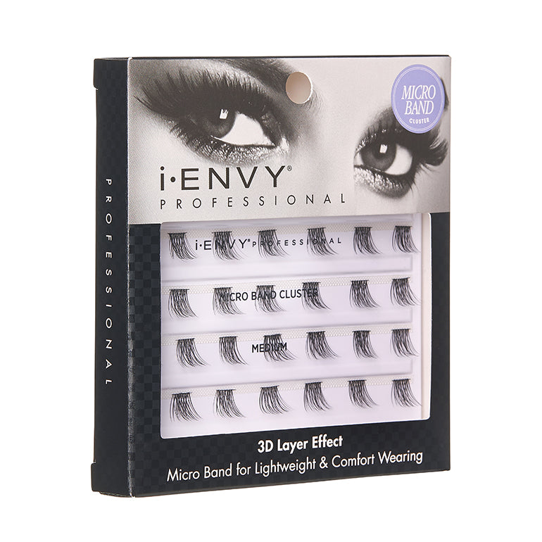 KISS i-ENVY Pro Microband Cluster Eyelashes - Medium