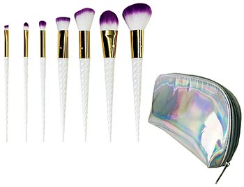 Miss Adoro The Unicorns are Here! 8 Piece Makeup Brush Set