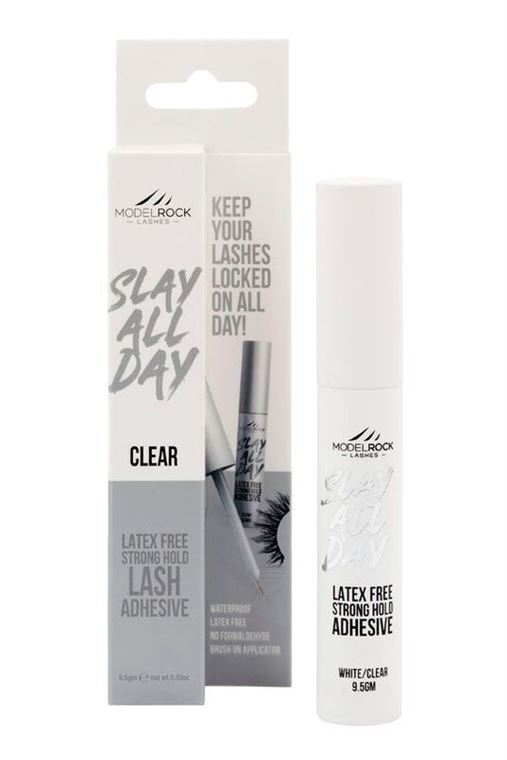 ModelRock Lash Adhesive 9.5gm Waterproof Individual Flare Lash Formula - Clear