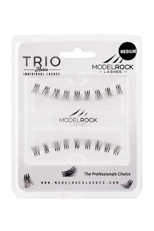 Modelrock TRIO Flare's Individual Lashes - MEDIUM