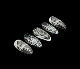 Ardell Nail Addict Premium Artificial Nail Set - Glass Deco