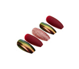 Ardell Nail Addict Premium Artificial Nail Set - Red Cateye