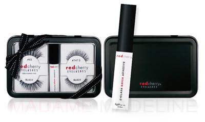 Red Cherry Eyelash Brush Adhesive Gift Set