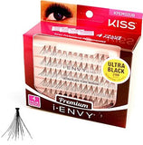 KISS i-ENVY Individual Lashes ULTRA Black Medium MULTIPACK VALUE (KPEM02UB)