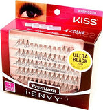 KISS i-ENVY Individual Lashes ULTRA Black Medium MULTIPACK VALUE (KPEM02UB)