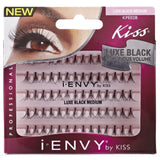 KISS i-ENVY Individual Lashes LUXE Black Medium (KPE02B)