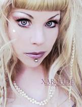 Model, Xarah wearing<br> Elegant Eyes Enchanting