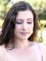 Bride, <br> wearing Ardell Lashes