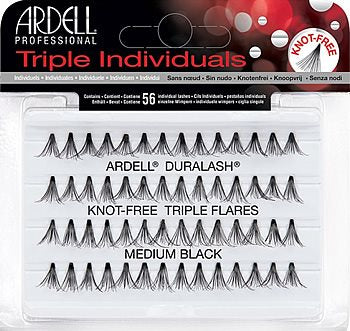 Ardell Duralash Knot-Free Triple Flares Individual Lashes Medium (66496)