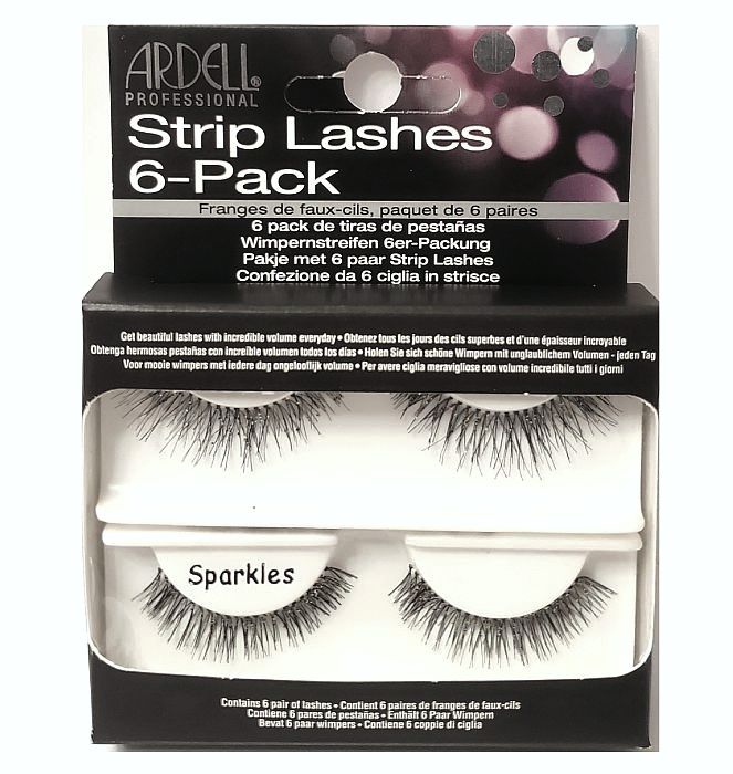 Ardell Professional Strip Lashes Wild Lash SPARKLES 6 Pack Refills