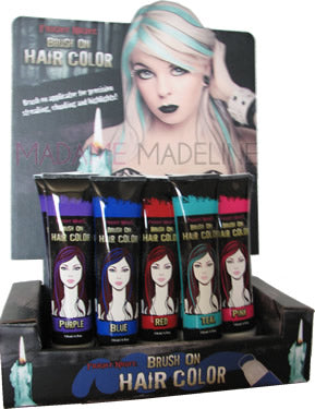 Fright Night 15 pc Brush On Hair Color Display