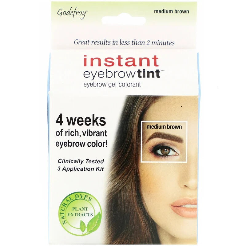 Godefroy Instant Eyebrow Tint Botanicals (3 Application Kit)