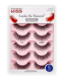 KISS Looks So Natural Multipack Lashes - Flirty (KFLM04)