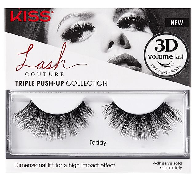 Kiss Lash Couture Faux Mink Triple Push-Up Collection - TEDDY Eyelashes