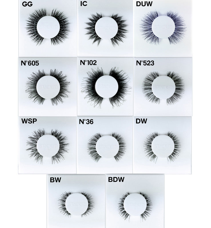 Stacked Cosmetics Tower of Lashes - 11 Styles