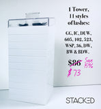 Stacked Cosmetics Tower of Lashes - 11 Styles