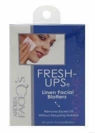 Andrea Face Q's FRESH-UPS Linen Facial Blotters