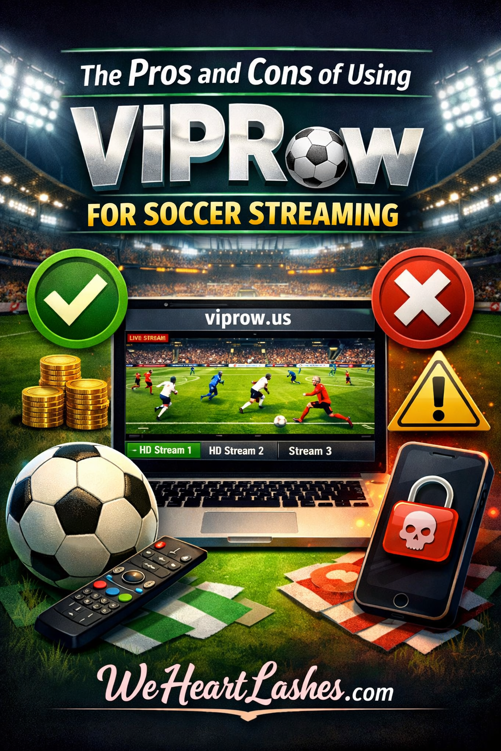 The Pros and Cons of Using VIPRow for Soccer Streaming